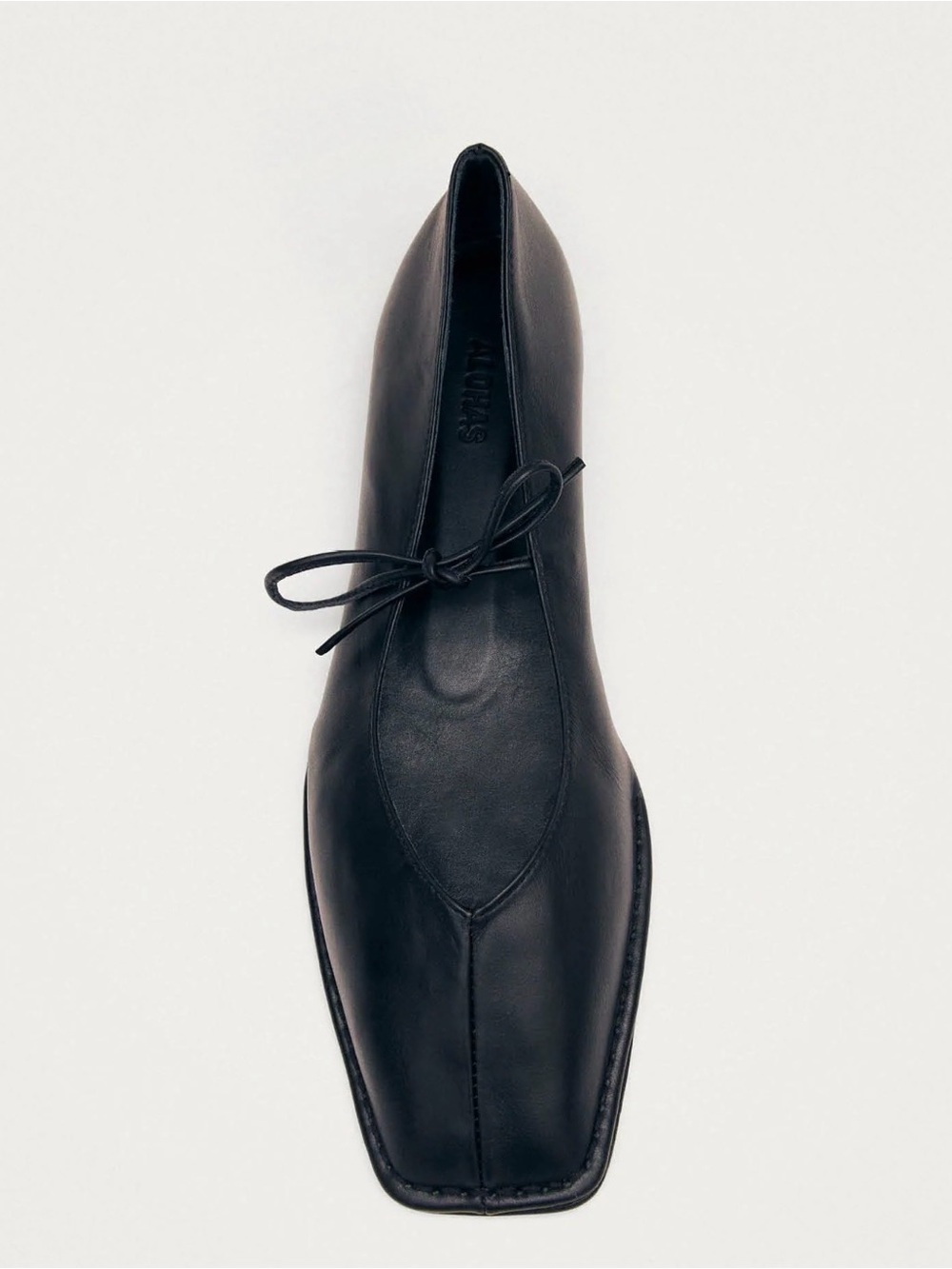 Alohas sway Black Leather flats